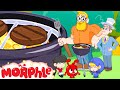 Barbeque Party | Fun Animal Cartoons | @MorphleTV  | Learning for Kids