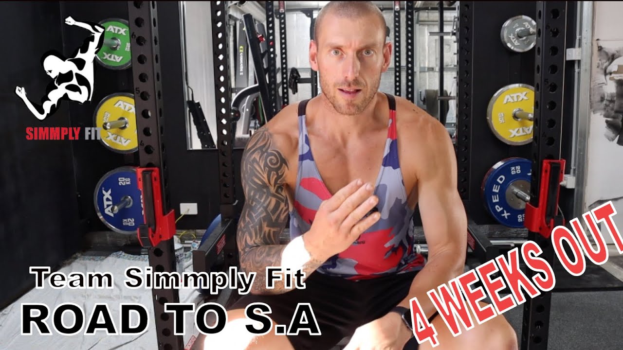 Road to South Australia | Team Simmply Fit | 4 weeks out