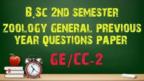 B.Sc 2nd semester zoology general previous year question paper #university #Calcutta #exm #1_2_learn