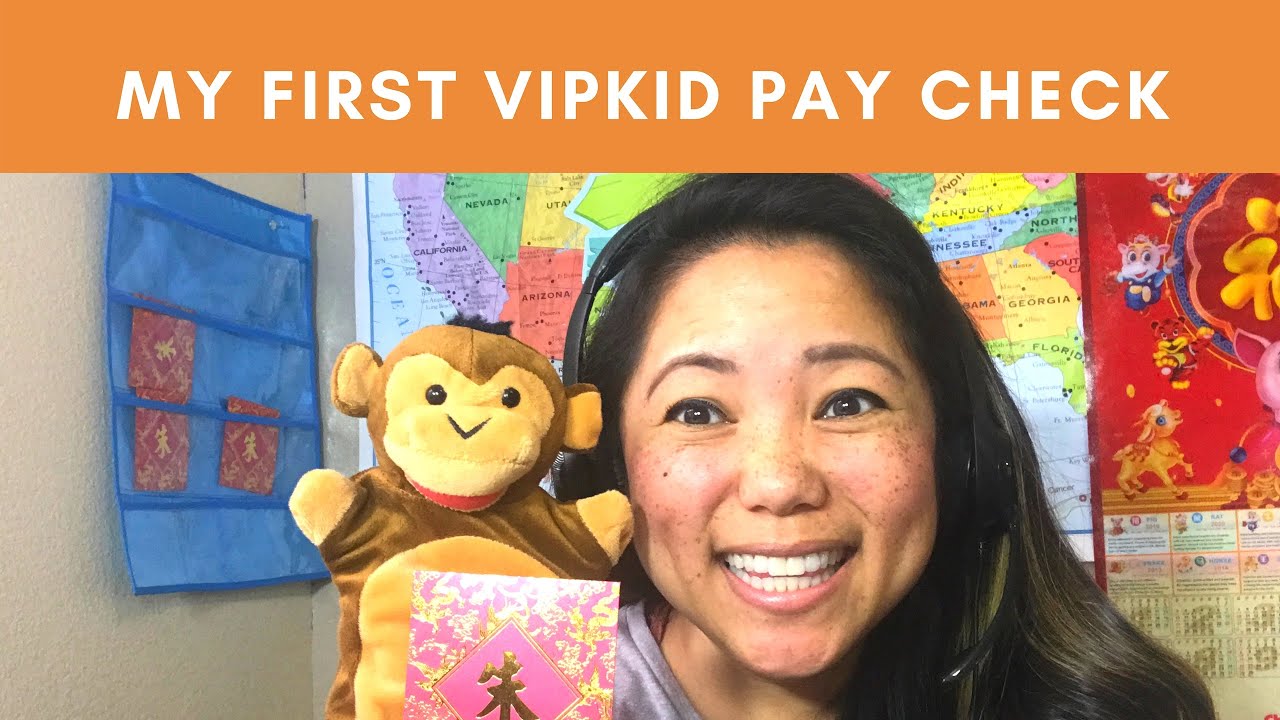 MY FIRST FULL VIPKID PAYCHECK - YouTube