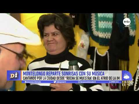 La alegría y la música de Martín y Montelongo llegó a la feria "Rocha se muestra"