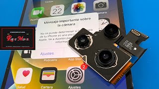 CAMBIAR CAMARA TRASERA IPHONE 12 PRO MAX  /SIN MENSAJE DE PIEZA DESCONOCIDA