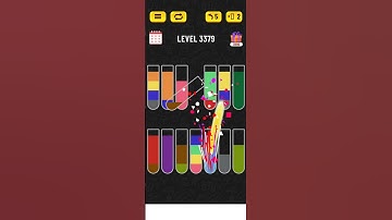 Water sort puzzle - Level 3379 #puzzle #games #level #watersortpuzzle #gaming #gameplay #solution