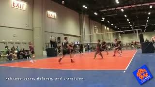 teamtribe's Kristooo Serve Defense Transition Pipe Orlando USAV Open Nationals 2022