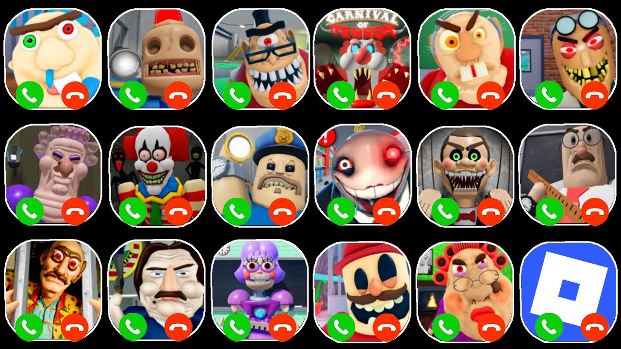 ESCAPE EVIL GRANDPA’S HOUSE, SIREN COP’S PRISON, CREEPY SCHOOL, BABY BARRY’S DAYCARE, ROBLOX!