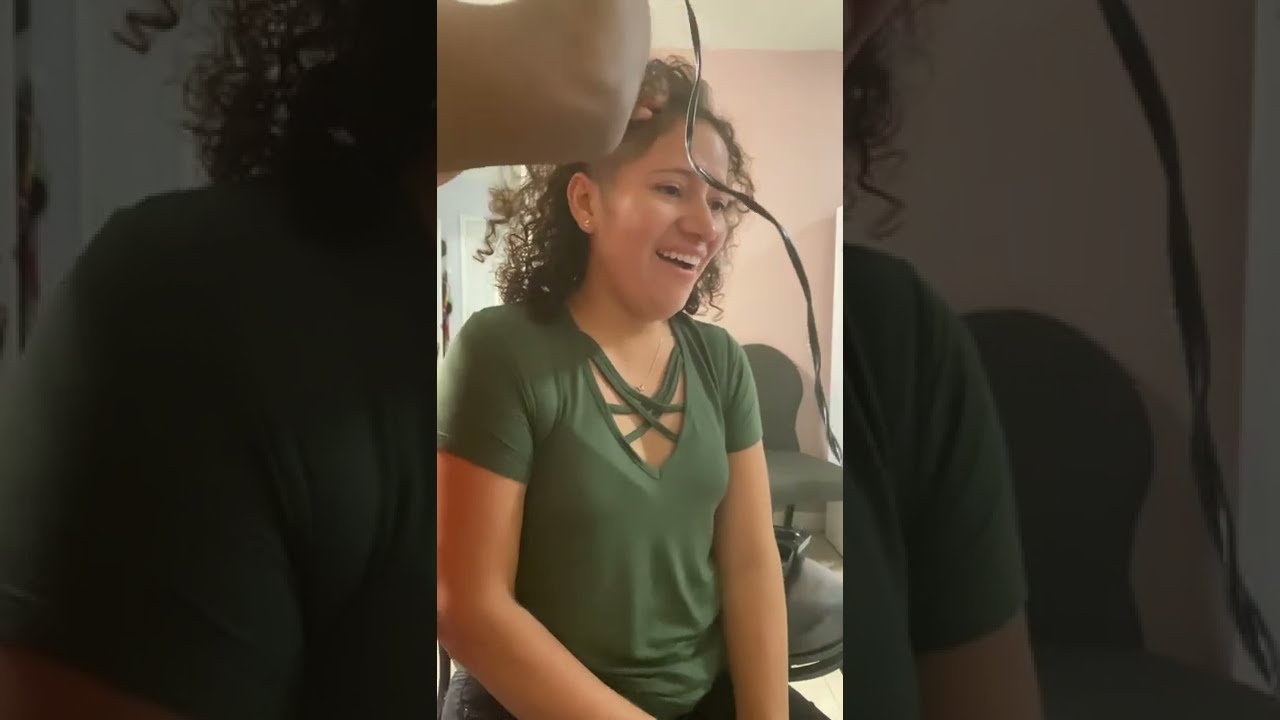 Shaving my head for the first time!