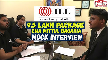 9.5 LAKH PACKAGE IN CMA CAMPUS | CMA MITTUL BAGARIA | GYAN SAGAR CLASSES | CMA CA MOCK INTERVIEW