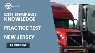 New Jersey CDL General Knowledge Test 2026