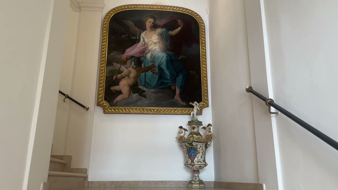 Ingresso del Palazzo Perticari-Signoretti a Pesaro – Un magnifico dipinto italiano