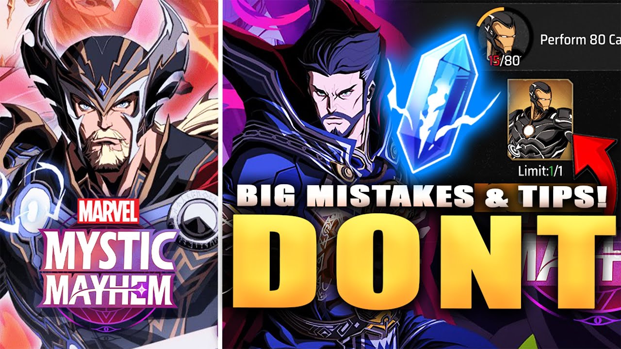 *UPDATED* HUGE MISTAKES TO AVOID & IMPORTANT TIPS! BEGINNER GUIDE! (Marvel Mystic Mayhem)