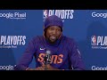 Kevin Durant Postgame Interview | Phoenix Suns lose to Denver Nuggets 125-107