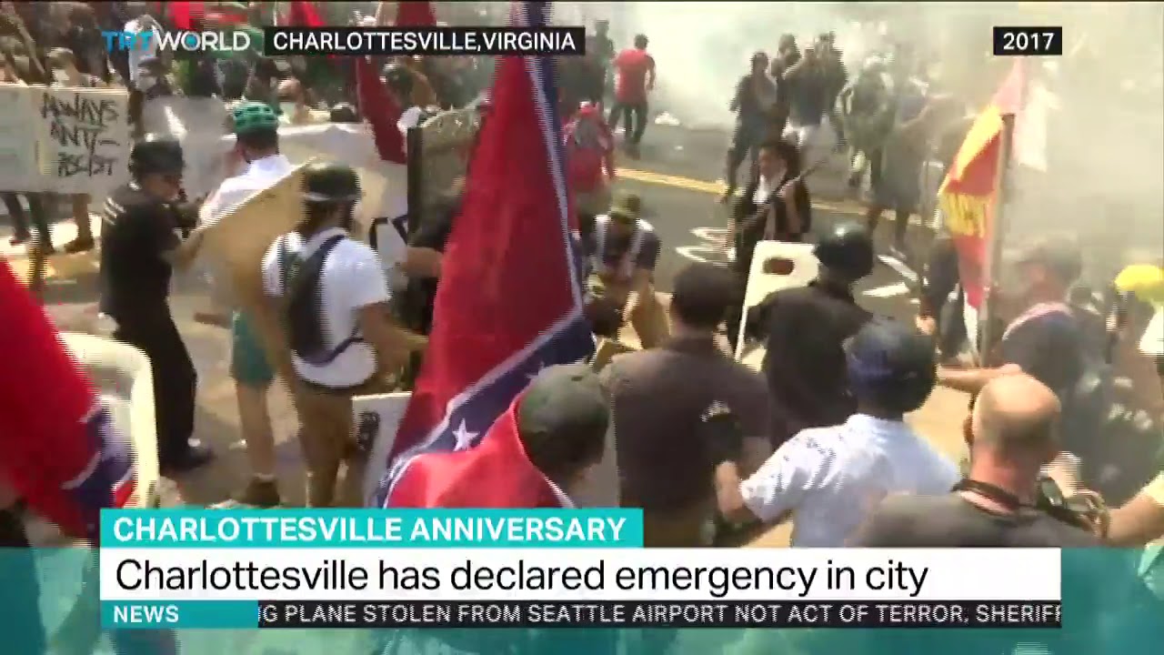 Charlottesville anniversary opens with heavy security
