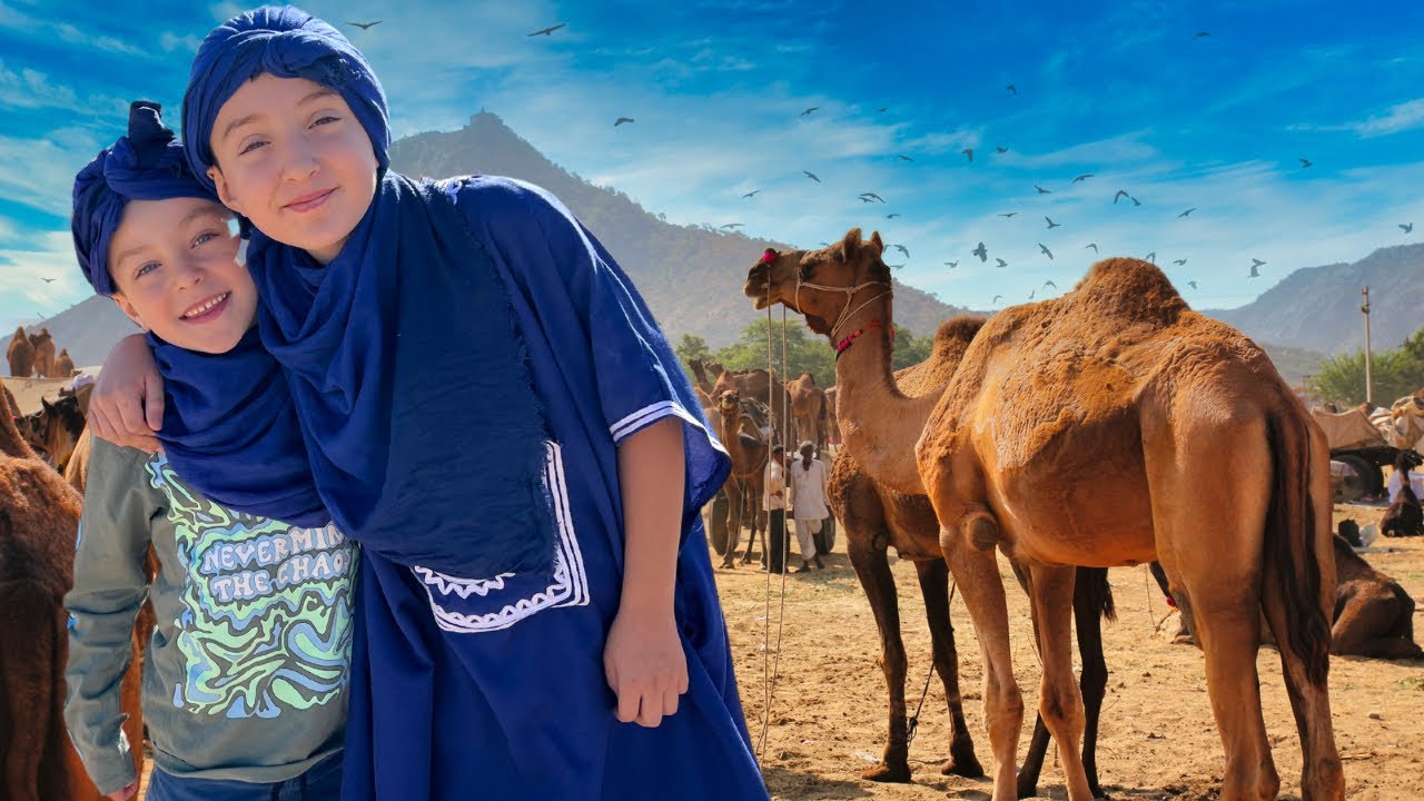 Camel Riding Adventure in Moroccan Desert 🌵 Educational Videos for Kids ...
