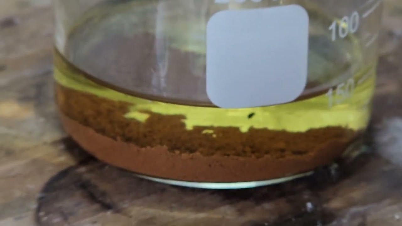 Ferrous Sulfate Gold drop clean up. THIS STUFF IS GREAT!