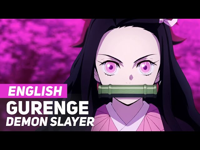 Demon Slayer - Gurenge (FULL Opening) | ENGLISH Ver | AmaLee class=