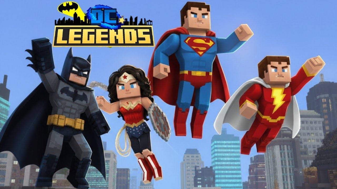 Minecraft Dc Builds INCRÍVEL!! ADDON DE HERÓIS DA DC PARA MINECRAFT BEDROCK! - YouTube