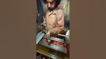 Bore Polish in Lathe Machine #lathe #lathemachine #youtube