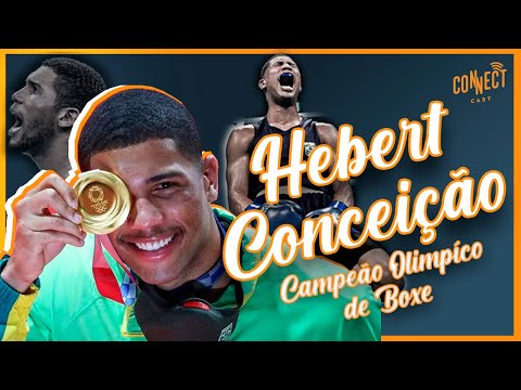 Hebert Conceição medalhista de ouro no boxe olímpico no Connect Cast