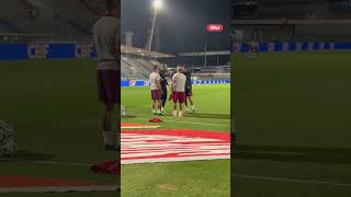🔥⚽ Aquecimento dos goleiros rolando! CRB e Náutico já estão em campo ajustando os últimos detalhes