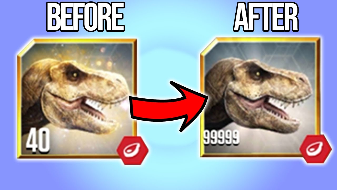 How To Get Dinos Level 999 In Jurassic World The Game?!?!?
