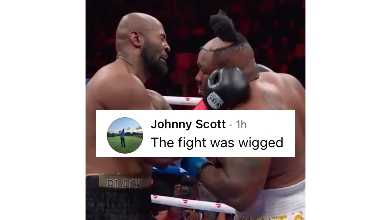 Boxer Gets Wig Peeled Back | Roasted by Spectators