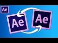 After Effects Copy composition to another After Effects Project - Importing Compositions ✔