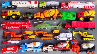 Helikopter, truk molen, truk pasir, school bus, truk tangki, excavator, bus tayo, mixer truck, truck