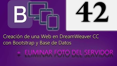 Cap 42 - Creación de una web en DreamWeaver CC con Bootstrap y Base de Datos