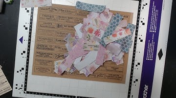 Making Easy Scrap Paper Layered Embellishements for Junk Journals