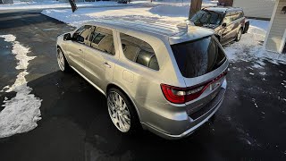 Dodge Durango Full Wrap in 3M Gloss White Aluminum! Dodge Durango Wrap Ideas