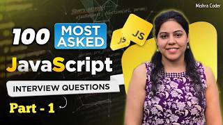 Top 100 JavaScript Interview Questions in Hindi 2026 (Part 1) | Crack Your JS Interview