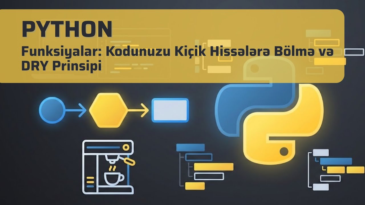 Python - Funksiyalar: Kodunuzu Kiçik Hissələrə Bölmə və DRY Prinsipi ...