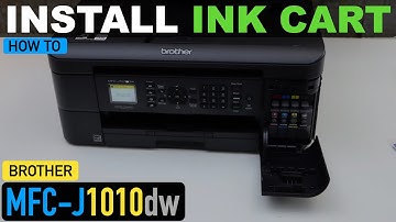Brother MFC-J1010dw Ink Cartridge Replacement Video.
