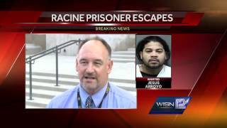 Racine authorities give briefing on escaped inmate