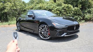 2021 Maserati Ghibli Trofeo: Start Up, Exhaust, Test Drive and Review
