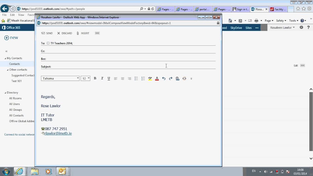 Distribution emails groups in email YouTube