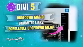 Create a Scrollable Dropdown Menu in Divi 5 (Easy Tutorial!)