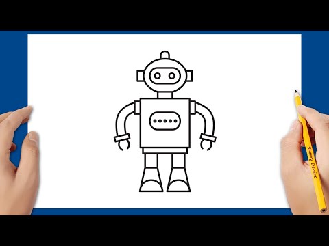 Vidéo: Comment Dessiner Un Robot Avec Un Crayon