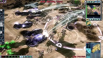 (Epic Mode)CnC 3 Tiberium Essence Beta 1.6 GDI vs Scrin 2vs2 CompStomp HD #33