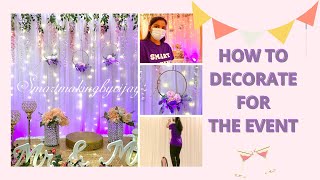 How do I decorate for the events| Wedding Party| Babyshower| Housewarming | Birthday | Decoration screenshot 4