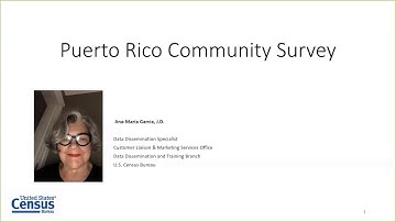 Introduction to the Puerto Rico Community Survey (PRCS)