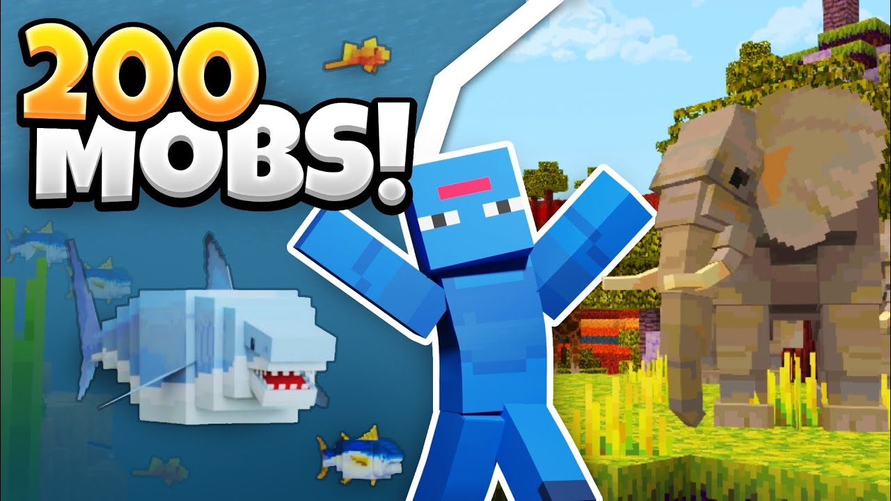 Adding mobs you've never seen in Minecraft.