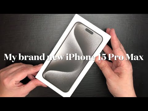 видео: ASMR Unboxing iPhone 15 Pro Max