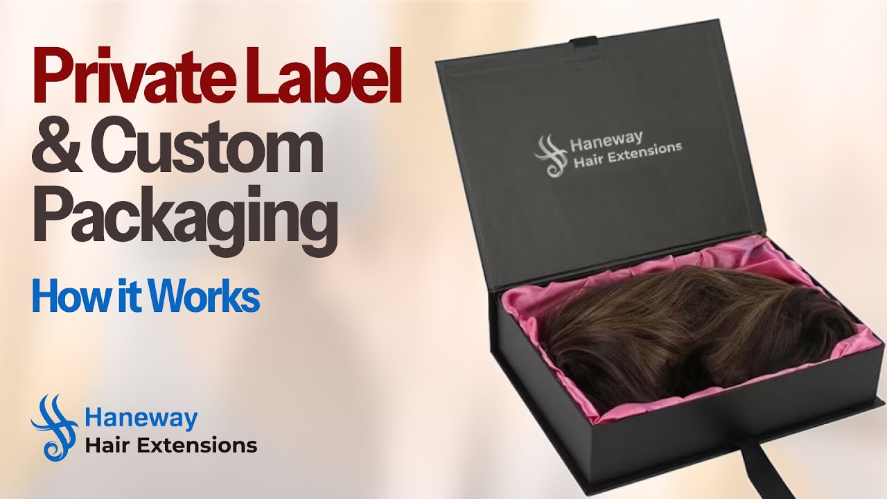 Private Label & Custom Packaging: How It Works  | Haneway Hair Extensions Factory