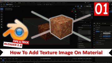 Blender 2.8 How To Add Texture Image On Material Object