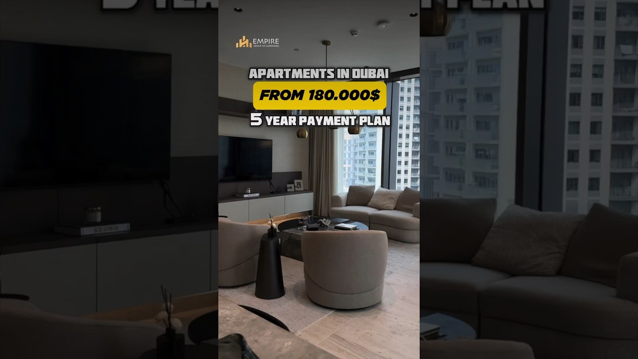 Apartments in Dubai from 180.000$ with 5 YEAR PAYMENT PLAN! Dubai 2024