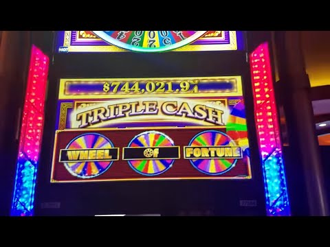 Wheel Of Fortune Slot Machine SPIN Win!!! Triple Cash Wheel Of Fortune