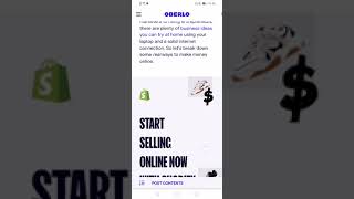 How to earn money online from oberlo
