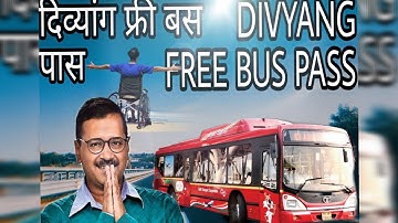 Divyang Free Bus Pass | Viklang Free  BUS PASS | Delhi DTC Bus Disabled Pass HANDICAP Delhi Bus Pass