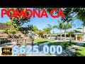 Pomona California Virtual Home Tours BACK YARD OASIS 4k Video Homes for sale in Los Angeles County